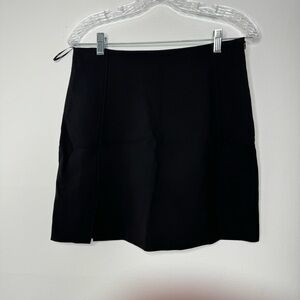 Massimo Dutti Black Mini Skirt